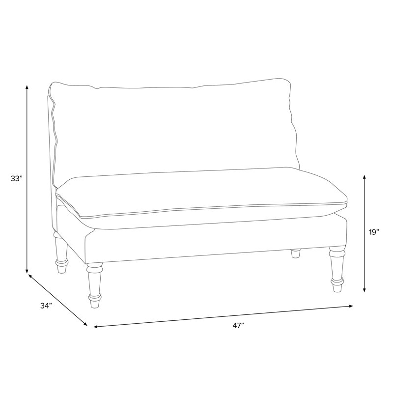 Rifle Paper Co. x Cloth & Company Louie Settee Birch Lane